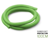 Трубка силиконовая DELPHIN Rubber Knot Protector SAFER / 100cm / 3-6mm / Green
