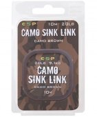 Поводковый материал E-S-P CAMO SINK LINK Camo Brown / 10m