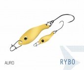 Блесна колеблющаяся Delphin RYBO Spoon / 0,5g - AURO
