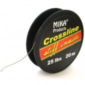 Поводковый материал в оболочке MIKA PRODUCTS Crossline / 25lb / 20m