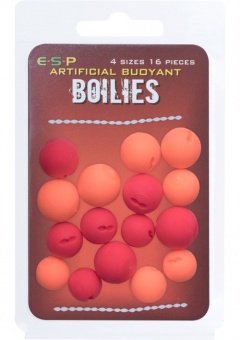 Плавающие приманки E-S-P Buoyant Boilies 4 size - Red/Orange - 16шт.