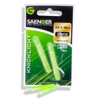 Светлячки SAENGER Chemical Light / 3,0 x 25 mm / Green - 2шт.